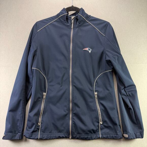 Cutter & Buck Patriots CB WeatherTec Women’s Jacket Size M Navy Outerwear - Picture 1 of 10
